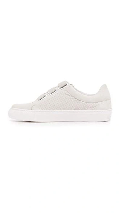 Shop Rachel Zoe Boe Velcro Sneakers In White