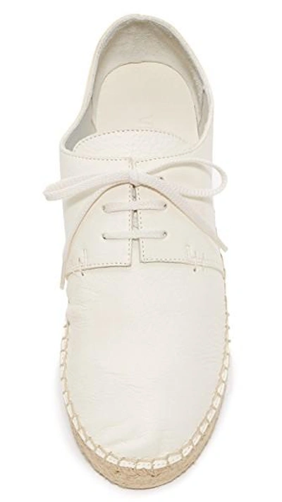 Shop Vince Cynthia Platform Oxfords In Cream