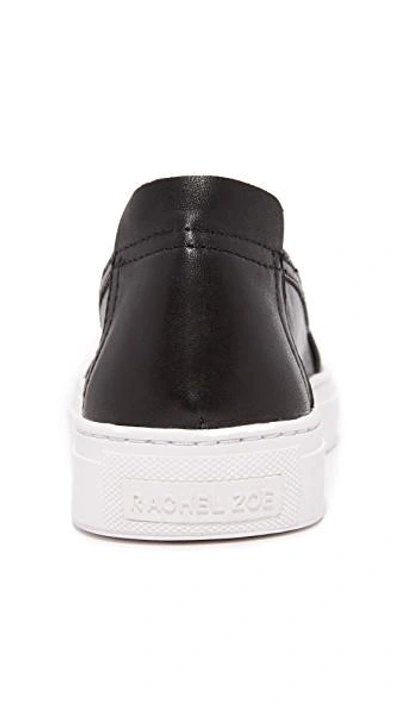 Shop Rachel Zoe Bern Tassel Slip On Sneakers In Black
