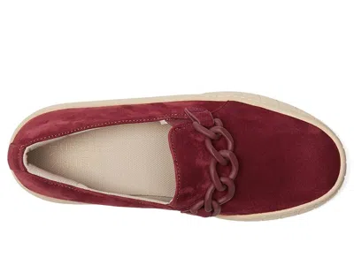 Naturalizer Wide Width Daphne Platform Slipon Sneaker In Red