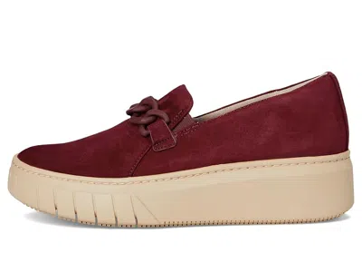 Naturalizer Wide Width Daphne Platform Slipon Sneaker In Red