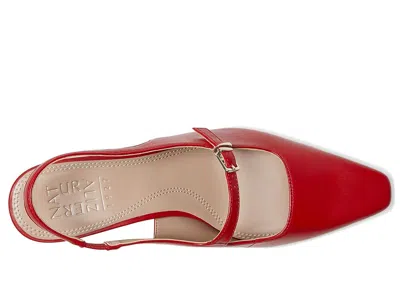 Naturalizer Wide Width Gemini Mary Jane Pump In Red