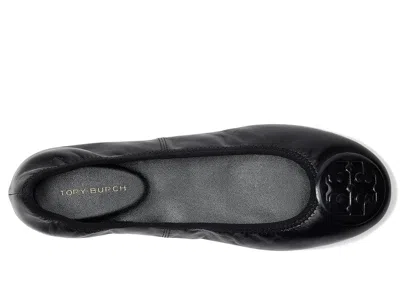 Tory Burch Leather Reva Travel Ballet Flats In Multi
