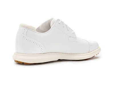 Footjoy Traditions Spikeless Cap Toe In White
