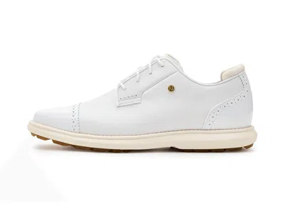 Footjoy Traditions Spikeless Cap Toe In White
