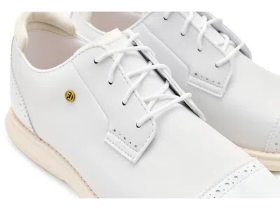 Footjoy Traditions Spikeless Cap Toe In White