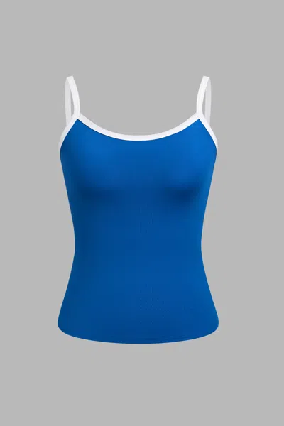 Cupshe Spring Storm Blue Top In Blue