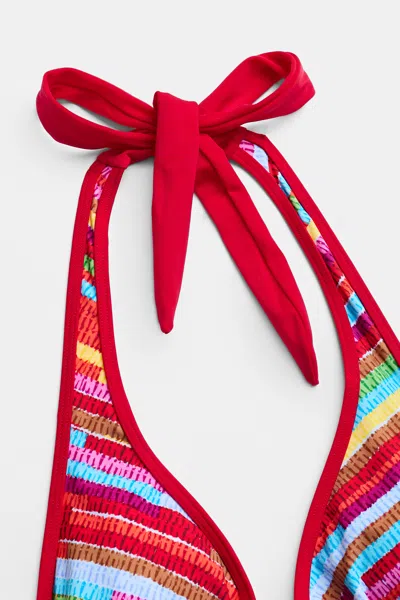 Cupshe Florida Gal Striped Bikini Set In Multi