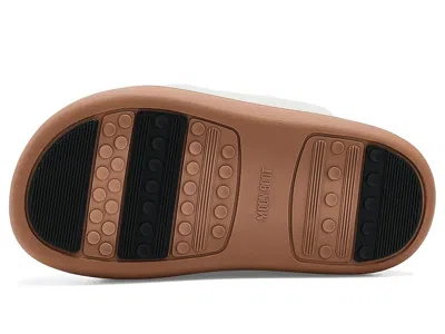 Moon Boot Shearling Sandal In White