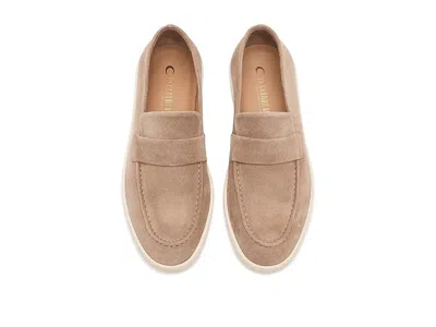 La Canadienne Tomas Suede Loafers In Multi