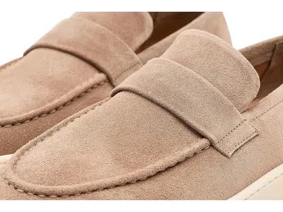 La Canadienne Tomas Suede Loafers In Multi