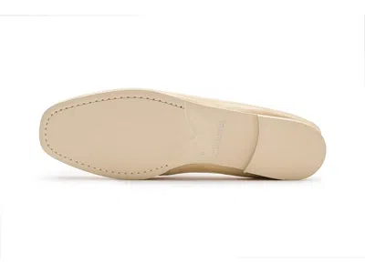 La Canadienne Kitson Crushed Leather Loafer In Neutral