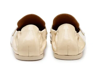 La Canadienne Kitson Crushed Leather Loafer In Neutral