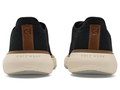Cole Haan Grand Phaze Stitchlite Quick-on Oxford Sneakers In Black