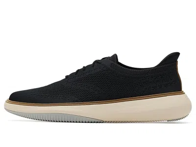 Cole Haan Grand Phaze Stitchlite Quick-on Oxford Sneakers In Black