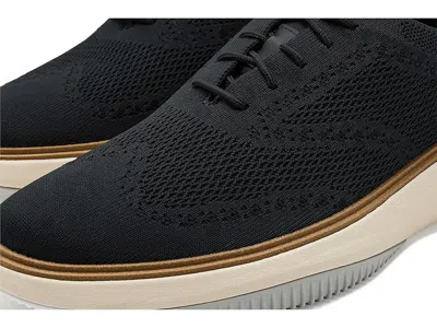 Cole Haan Grand Phaze Stitchlite Quick-on Oxford Sneakers In Black
