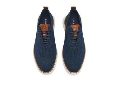 Cole Haan Originalgrand Cityspectre Stitchlite Wingtip In Blue