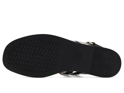 Cole Haan Go-to Estella Flat Leather Thong Sandal In Black