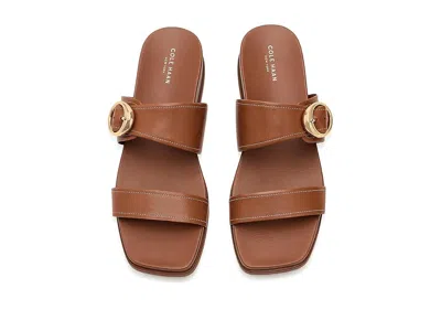 Cole Haan Oaklynn Double Band Footbed In Brown