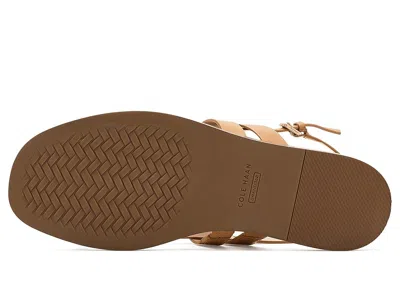 Cole Haan Go-to Estella Flat Leather Thong Sandal In Brown