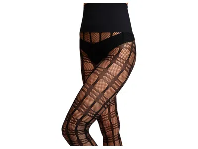 Commando Plaid Net In Black