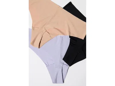 Commando 3-pack Butter Thong In Multi