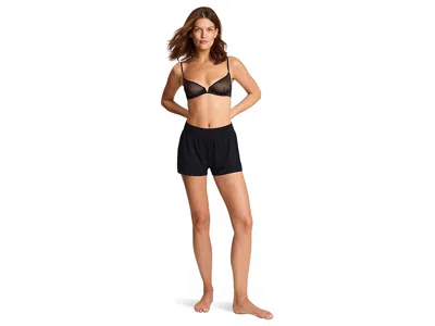 Commando Mesh Underwire Plunge Demi Bra In Black