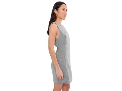 Free People Atlas Faux Suede Mini Dress Wild Dove In Gray