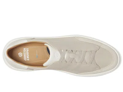 Johnston & Murphy Anders Perforated Leather Sneaker In Neutral
