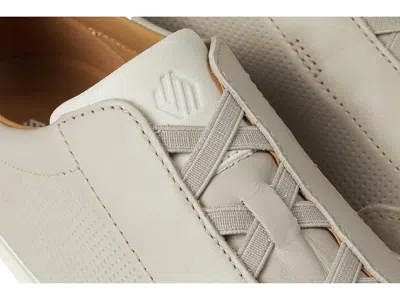 Johnston & Murphy Anders Perforated Leather Sneaker In Neutral