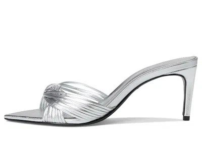 Schutz Renee Mule In Silver
