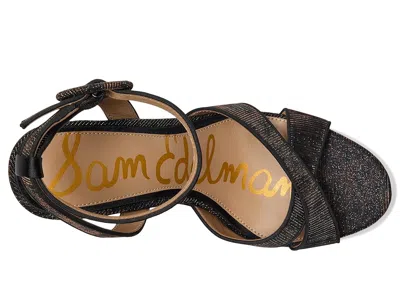 Sam Edelman Savannah Ankle Strap Platform Sandal In Black