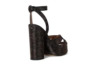 Sam Edelman Savannah Ankle Strap Platform Sandal In Black