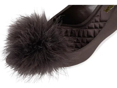 Sam Edelman Hazel Feather Embellished Pump In Brown