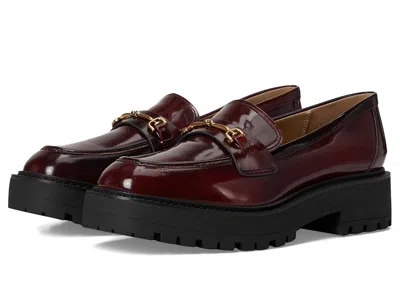 Sam Edelman Leather Loafers In Burgundy