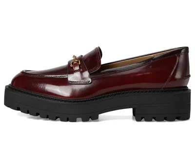 Sam Edelman Leather Loafers In Burgundy
