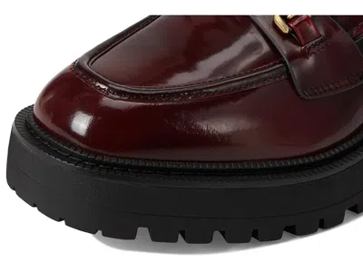 Sam Edelman Leather Loafers In Burgundy