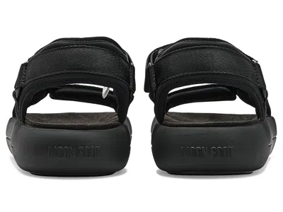 Moon Boot Logo-strap Platform Sandals In Black