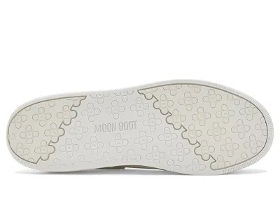 Moon Boot White Fabric Moonlight Sneakers In White