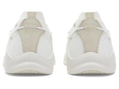 Moon Boot White Fabric Moonlight Sneakers In White