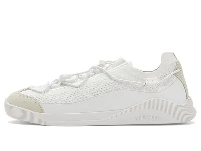 Moon Boot White Fabric Moonlight Sneakers In White