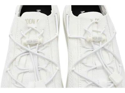 Moon Boot White Fabric Moonlight Sneakers In White