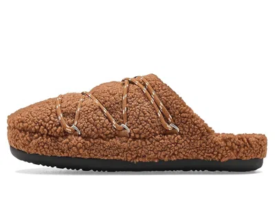 Moon Boot Teddy Slipper Bedroom Linen And Nightwear Brown