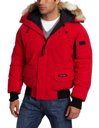 Canada Goose Men s Chilliwack Bomber inspired Coat In Red ModeSens