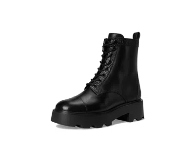 Tory Burch Monogram Lug Ankle Boot 65mm In Black