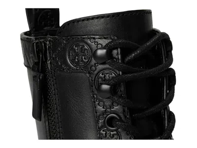 Tory Burch Monogram Lug Ankle Boot 65mm In Black