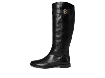 Tory Burch Turnlock Riding Boot In Black