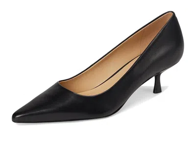 Marc Fisher Ltd Calynna Pointed Toe Kitten Heel Pump In Black