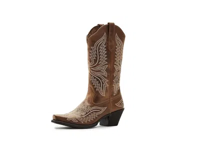 Ariat Round Up Collins Western Boot In Brown