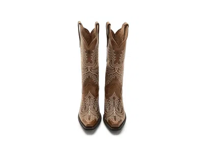 Ariat Round Up Collins Western Boot In Brown